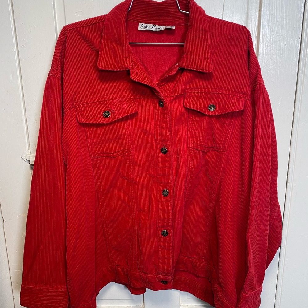 Red Corduroy Jacket